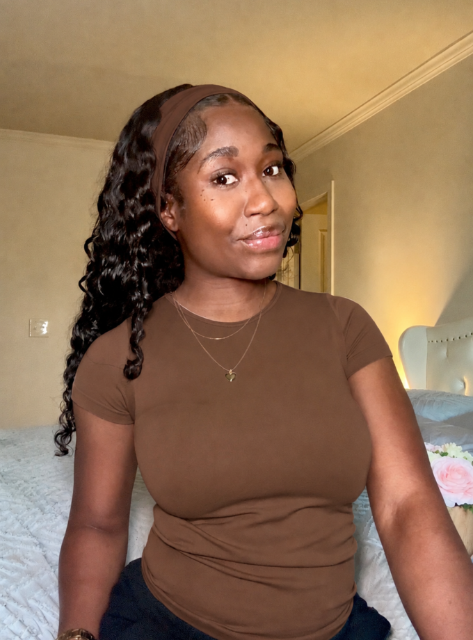 Luxe Basic Fitted Top (Brown)