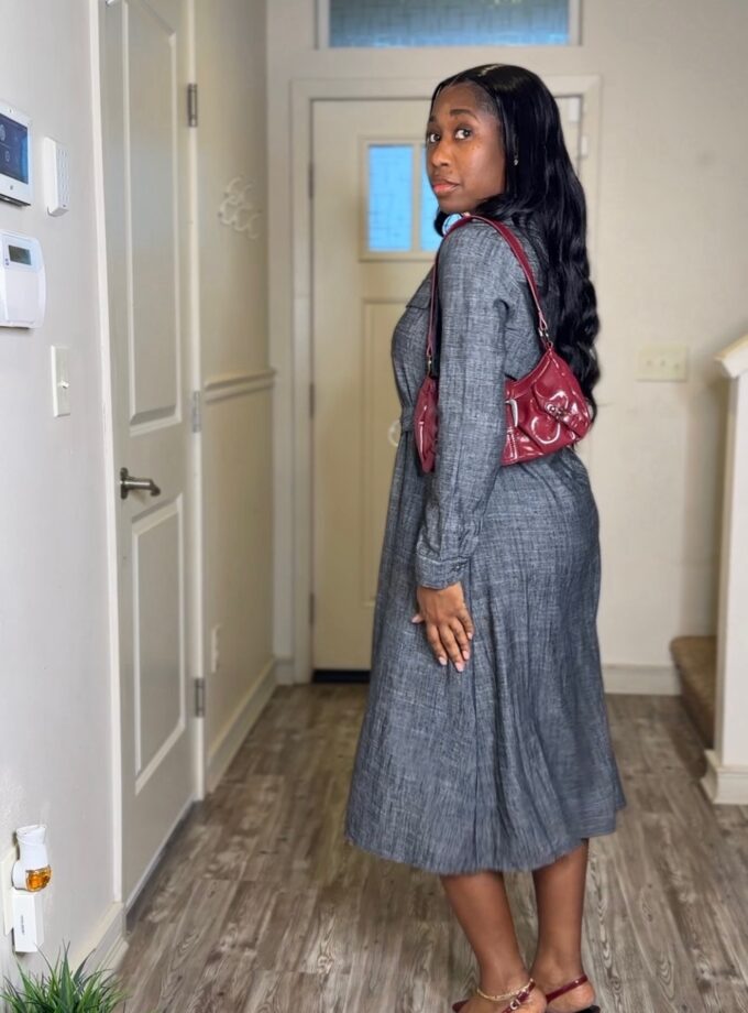 Victoria Belted Midi Dress