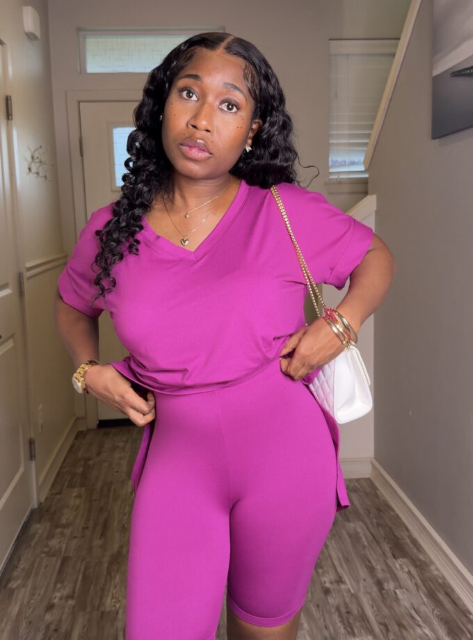 Buttery Soft Bikers Set (Magenta)