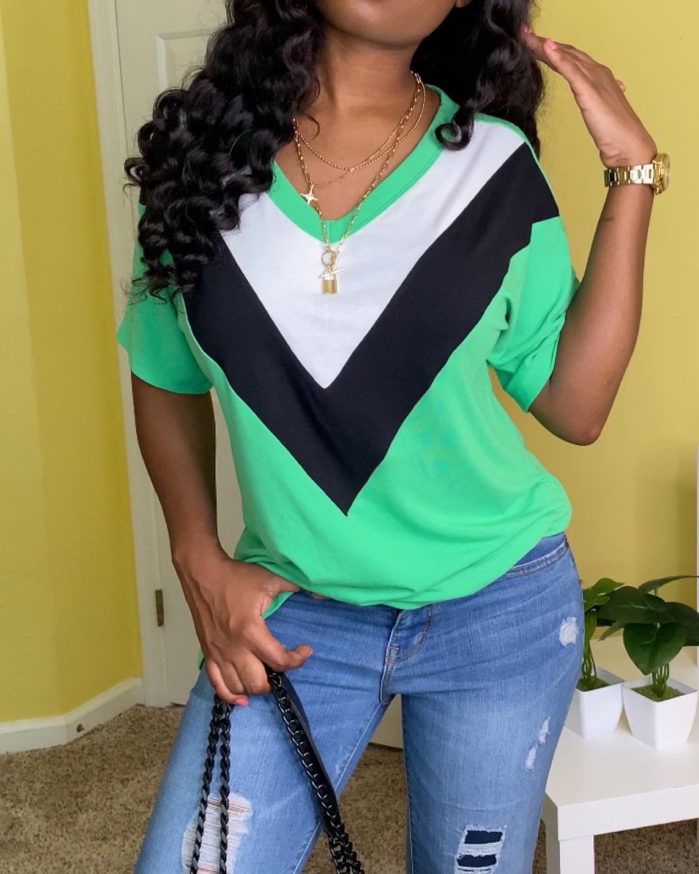Everyday Luxe Top (Green)