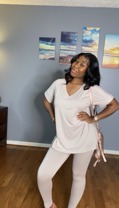 Buttery Soft Leggings Set (Nude)
