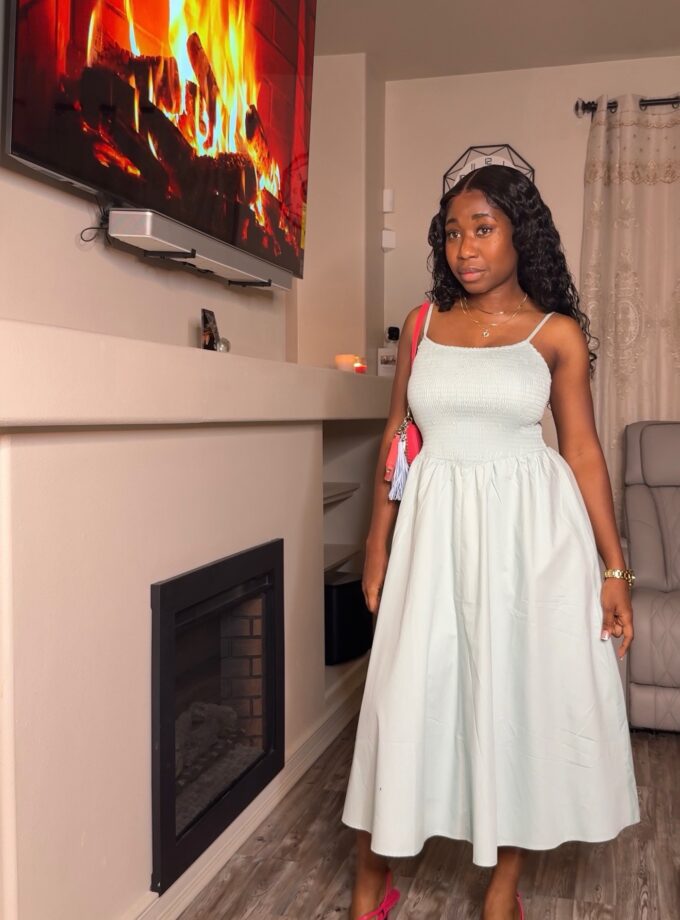 Timeless Charm Midi Dress (Mint)