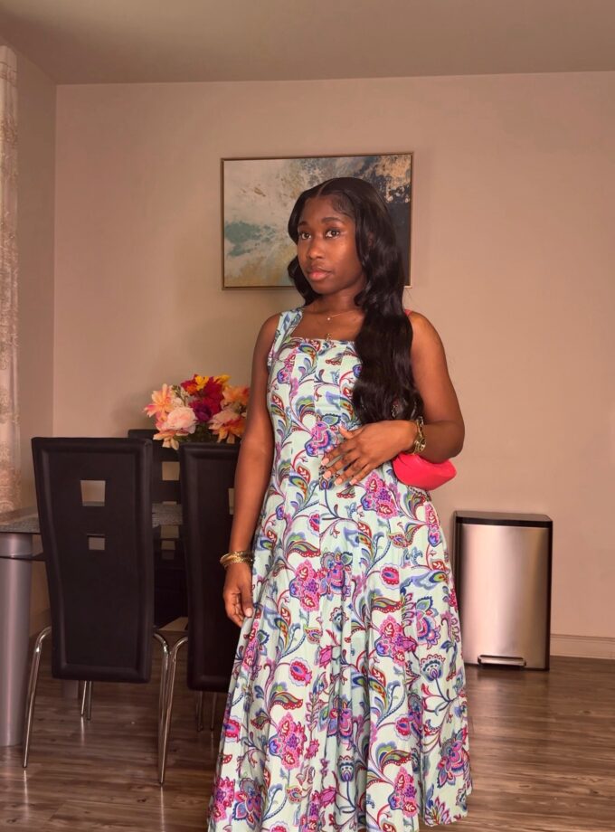 Garden Soirée Midi Dress