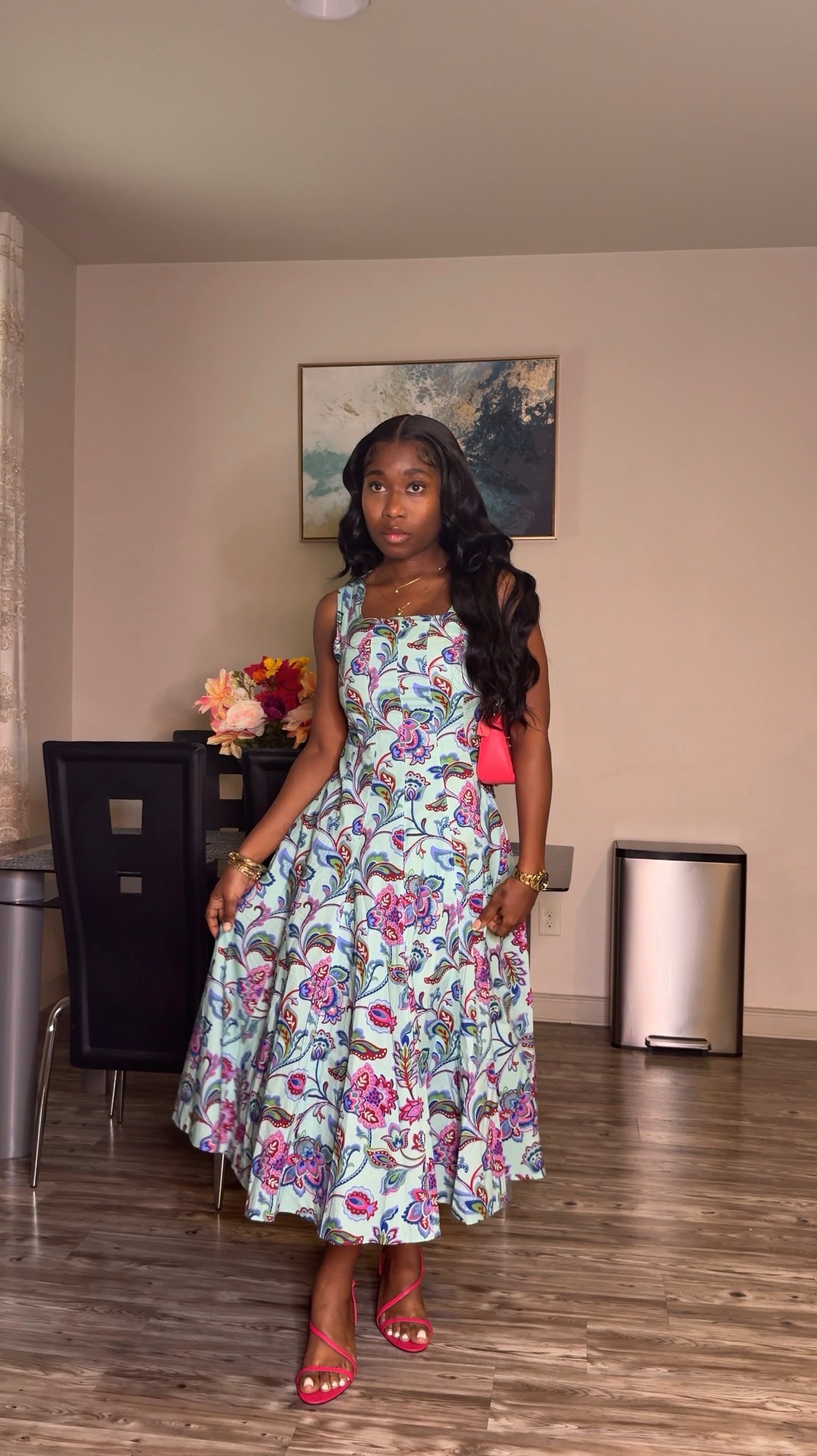 Garden Soirée Midi Dress