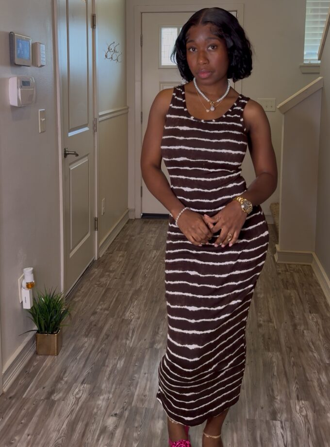 Muse Maxi Dress (Brown)