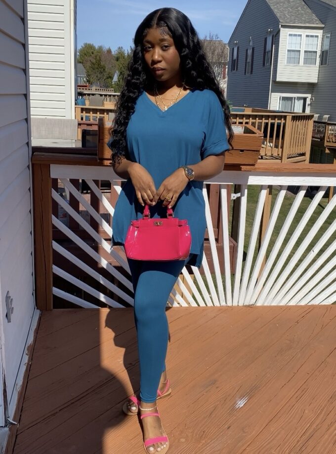 Buttery Soft Leggings Set (Teal)
