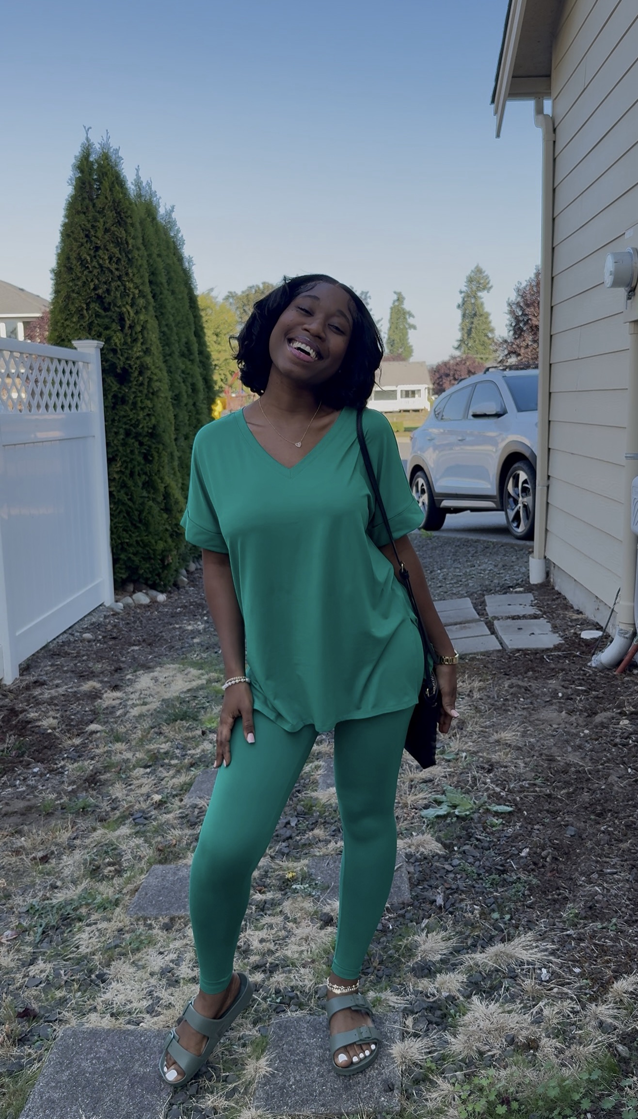 Buttery Soft Leggings Set (Kelly Green)